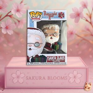 Funko Pop Peppermint Lane Santa Claus #01 Vaulted Vinyl Figure Christmas Series